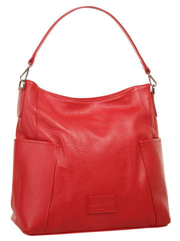 Samantha Look Shopper echt Leder in rot