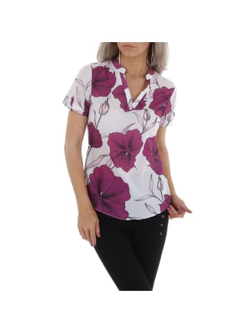 Ital-Design Bluse in Violett