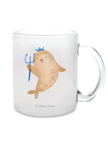 Mr. & Mrs. Panda Teetasse Sternzeichen Wassermann ohne Spruch in Transparent