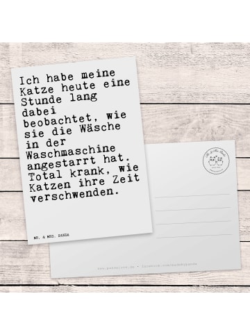 Mr. & Mrs. Panda Wanddeko Ich habe meine Katze... mit Spruch in Weiß