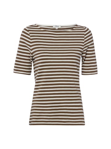 s.Oliver T-Shirt in oliv weiß