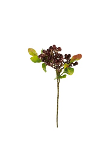 Fink Kunstblume Beerenzweig burgund - (H) 33 cm