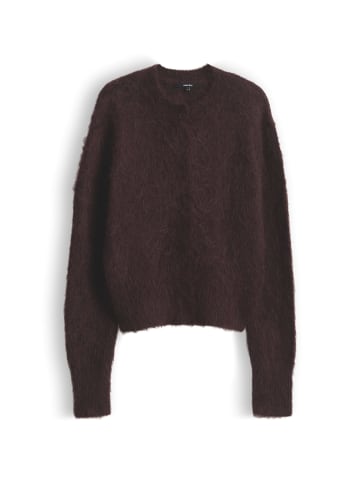 someday. Tulinda Strickcardigan aus Effektgarn Slim Fit in Mahagoni