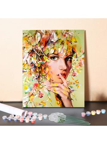 ARTNANAS DIY Malen nach Zahlen Set-"Das Haar im Herbst" 