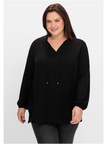 sheego Tunika in schwarz