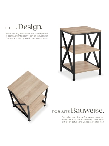 tectake Couchtisch Nottingham 40,5x40,5x60,5cm