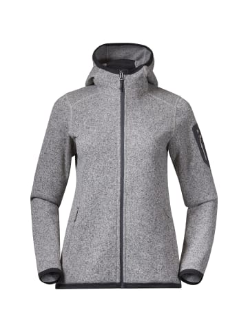 Bergans W KAMPHAUG KNITTED HOODIE in Sand