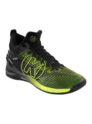 Kempa Hallen-Sport-Schuhe ATTACK MID in schwarz/fluo gelb
