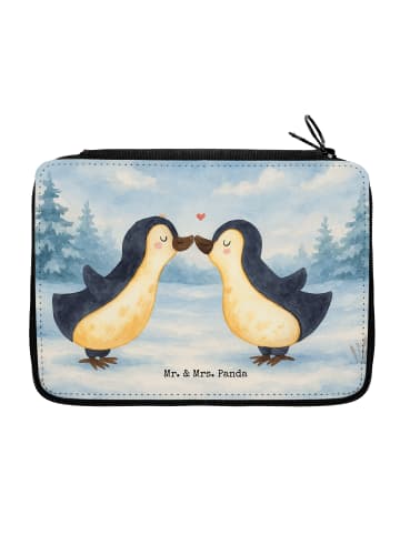 Mr. & Mrs. Panda Federmäppchen Pinguin Liebe Design ohne Spruch in Weiß