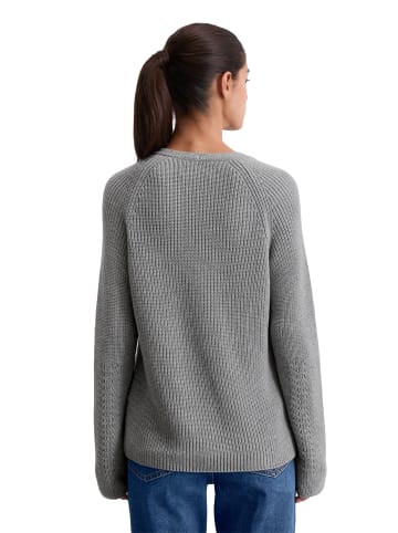 Marc O'Polo V-Neck-Strickpullover relaxed in Light Grey Melange