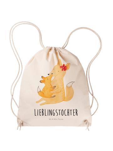 Mr. & Mrs. Panda Tasche Fuchs Mama mit Spruch in Creme