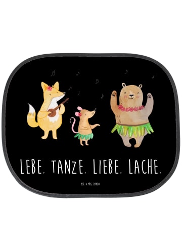 Mr. & Mrs. Panda Auto Sonnenblende Waldtiere Aloha mit Spruch in Schwarz