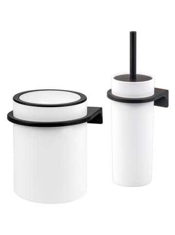 bremermann 2tlg. Bad-Set SAVONA Softtouch ca. 19 x 24,5 cm (Ø/H)