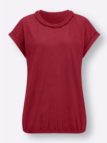 WITT WEIDEN Rundhalsshirt in kirsche