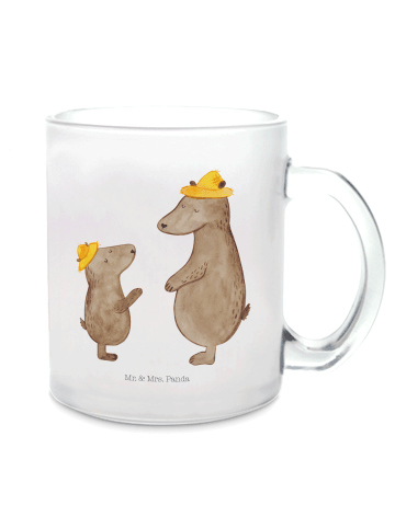 Mr. & Mrs. Panda Teetasse Bären mit Hut ohne Spruch in Transparent