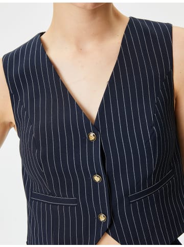 KOTON Sweater in Marineblau Gestreift