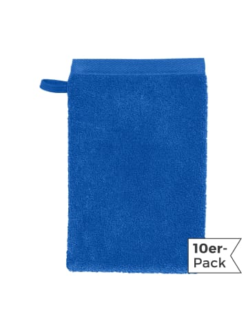 Erwin Müller Frottier Waschhandschuh 10er-Pack Heidenheim in azur