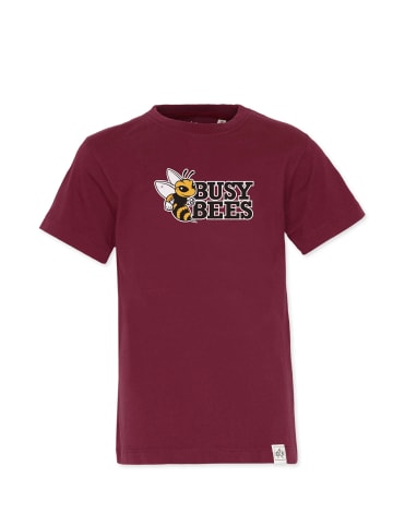 Band of Rascals T-Shirt " Busy Bees " in bordeaux