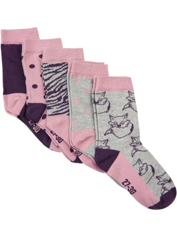 Minymo Kinder Socken in Lila