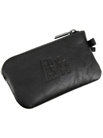 oxmox Schlüsseletui Leder 11,5 cm black