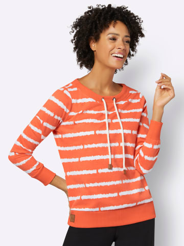 WITT WEIDEN Sweatshirt in orange-ecru