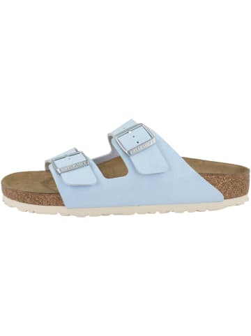 Birkenstock Sandale Arizona Birko-Flor Nubuk schmal in hellblau