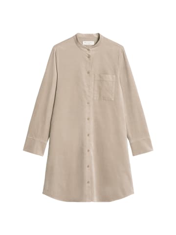 Marc O'Polo Samt-Hemdblusenkleid A-Shape in chalky mauve