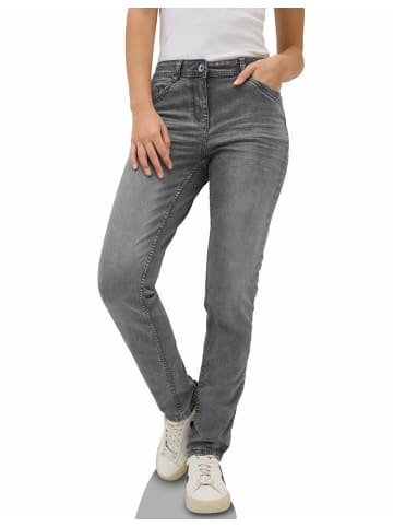 Cecil Slim Fit Jeans für Damen in grau