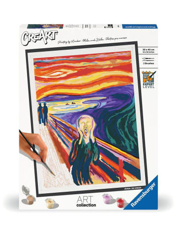 Ravensburger Malprodukte CreArt Art Collection - Munch: Der Schrei Ab 12 Jahre in bunt