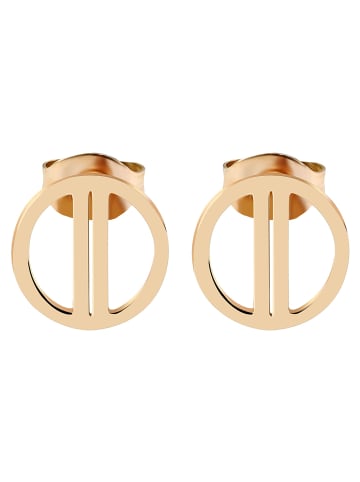 Adeliás Damen Ohrringe – Ohrstecker aus Edelstahl in gold