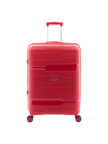Gladiator 3800 4 Rollen Trolley 77 cm mit Dehnfalte crimson red