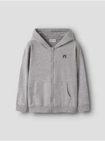 name it Hoodie mit Reißverschluss in Grey Melange