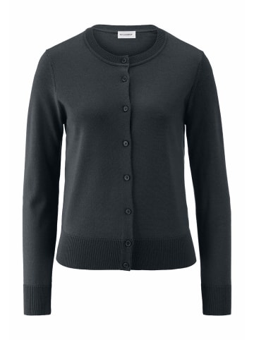 Hessnatur Hessnatur Strickjacke Regular aus reiner Bio-Merinowolle in marine