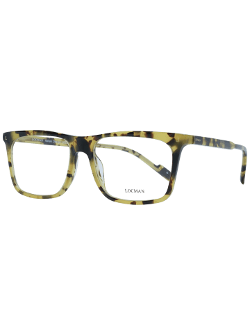 Locman Unisex Optische Fassungen Rechtwinklig Gelb