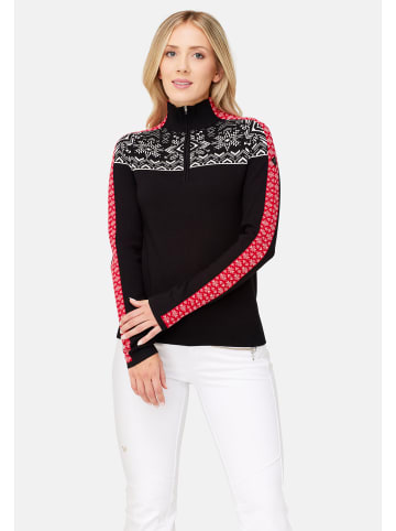 Krimson Klover Pullover Summit Zip Neck in black