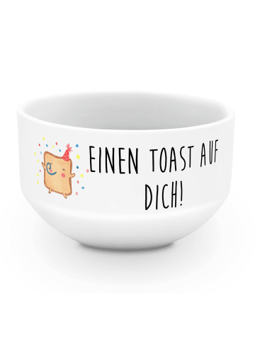 Mr. & Mrs. Panda dessertschale Toast Party mit Spruch in Weiß