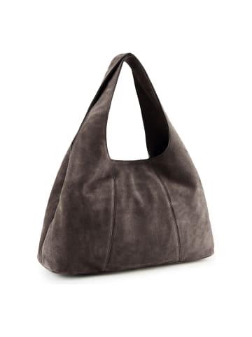 Les Visionnaires Paz Essential Schultertasche Leder 46 cm in dark brown 1