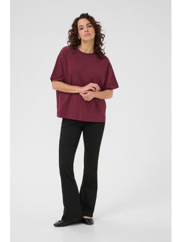 Kaffe T-shirt KAtomina Oversize fit in Windsor Wine