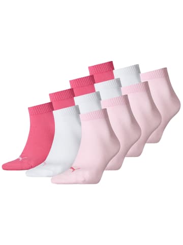 Puma Socken PUMA UNISEX QUARTER PLAIN 3P in 422 - pink lady