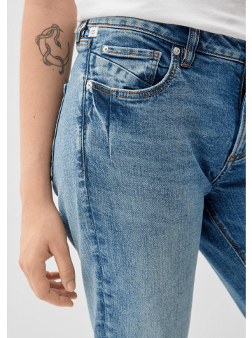 QS Denim Hose lang in Blau