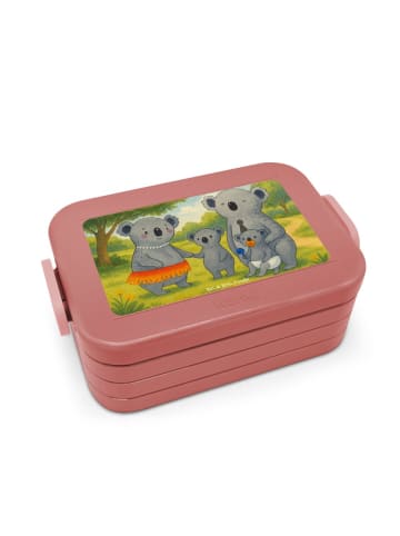 Mr. & Mrs. Panda Lunchbox Koala Familie Design ohne Spruch in Rot Pastell