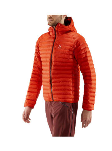 Haglöfs Steppjacke Essens Mimic Hood in Habanero/Maroon Red