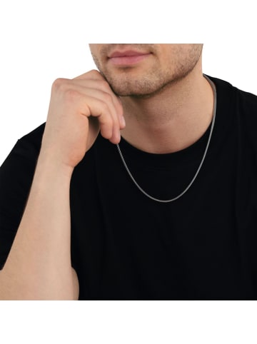 Tom Tailor Halskette Edelstahl in silber