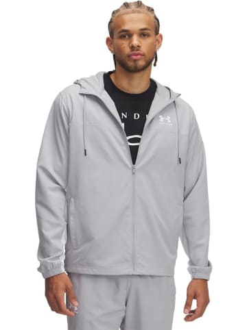 Under Armour Softshelljacke "Rival Woven Windbreaker" in Grau