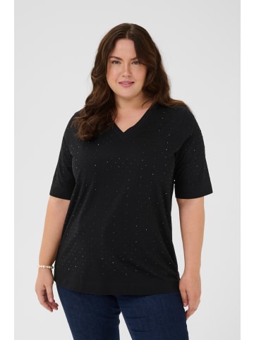 KAFFE curve T-shirt KCphoelina Regular fit in Black Deep