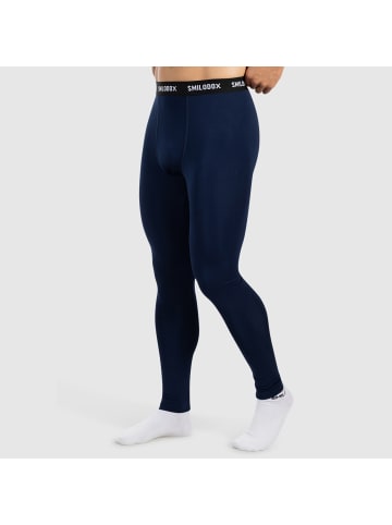SMILODOX Kompressionshose Zeyn in Marineblau