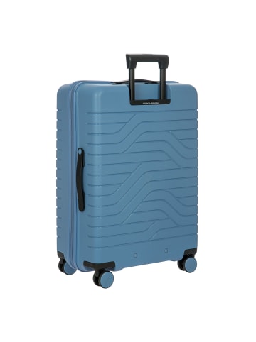 BRIC`s B|Y Ulisse 4 Rollen Trolley 71 cm mit Dehnfalte in avio