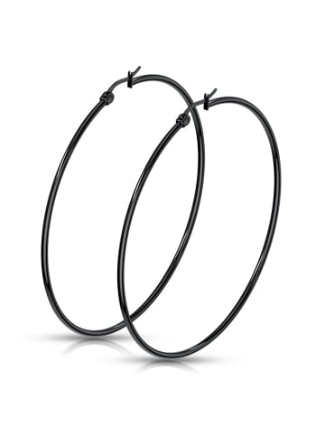 Bungsa Ohrstecker in Schwarz