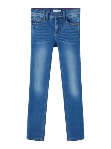 name it Jeans slim fit in medium blue denim