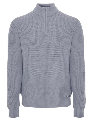 Threadbare Stehkragenpullover Lawson in Grau/ Schwarz